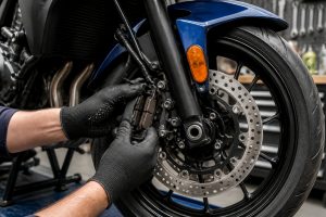 Entretien des freins de moto